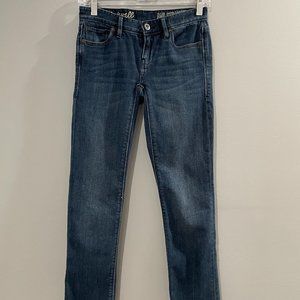 Madewell Rail Straight Blue Jeans Sz 24x34